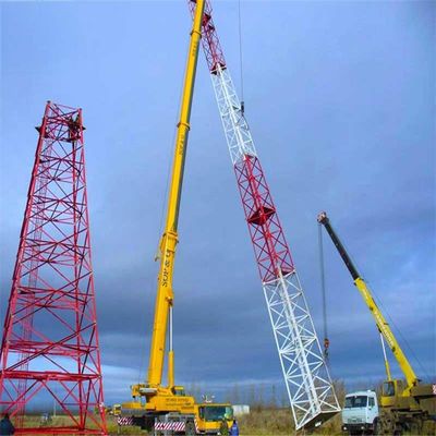 Galvanizzazione a caldo 4 gambe Torre 20m 25m 30m 35m 40m 45m 50m 55m 60m 65m 70m 75m 80m