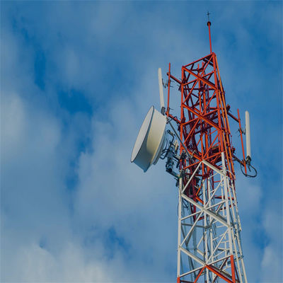 5G antenna wireless torre 4 gambe angolo acciaio ferro torre a reticolo autoportante