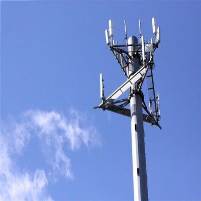 30m 35m 40m Galvanizzato 4g / 5g Siti cellulari Monopole Torre di segnale del telefono cellulare Microonde