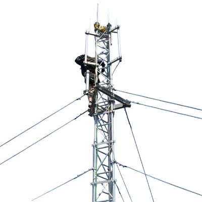 30M 55M 85M filo galvanizzato 3 gambe acciaio galvanizzato reticolato 5G Wifi Isp Internet Microonde Telecomunicazione segnale mastro