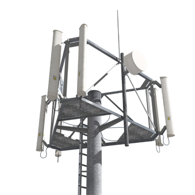Monopole Tower telecom tower constructed from mild and high tensile steel grades with ANSI TIA 222 G H F design code for performance