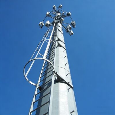 16 24 32M Urbano Estetico Monopolo Acciaio Galvanizzato Torre Esterna Autoportante 5G 4G Satellite Paesaggio Telecomunicazioni