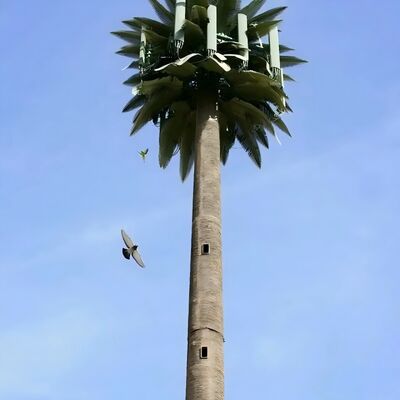 Torre Albero Bionico artificial con codici di progettazione ANSI TIA 222 G H F e EN 1991 1 4 EN 1993 3 1 per infrastrutture