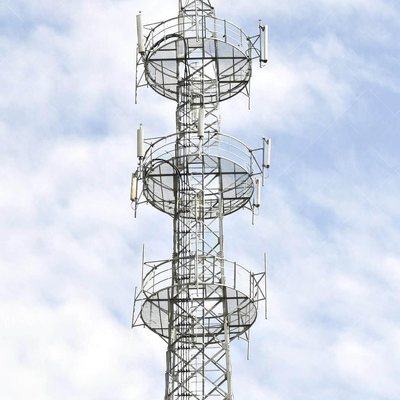 Carico pesante della torre tralicciata a 4 gambe da 40M 80M per stazione base multioperatore