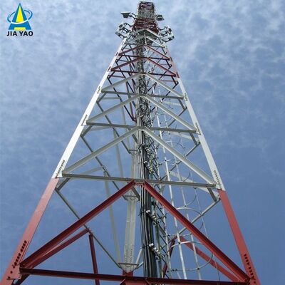 20M 40M Lightweight 3 Legged Angle Lattice Tower For Emergency Communication