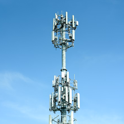 Torre di comunicazione unipolare avanzata da 32 M che offre robustezza e resistenza agli urti superiori per una portata efficiente del segnale