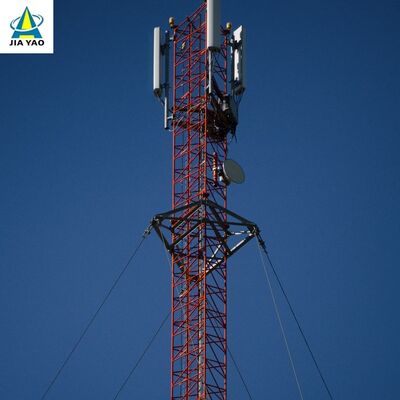 48 Torre a filo tirante economica da 52 M per progetti di trasmissione di segnali broadcast