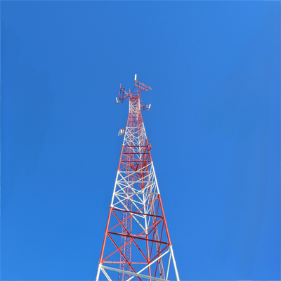 48 50 60M Smorzamento delle vibrazioni della torre delle telecomunicazioni zincato a caldo a 3 tubi per la stazione di comunicazione