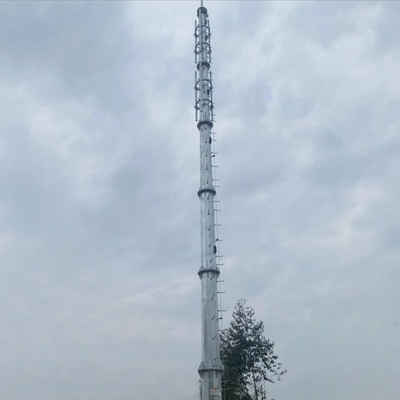 28 36 38 Meter Cable interno Routing Monopole Torre per la copertura 5G passerella pedonale