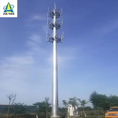 Torre unipolare zincata a caldo da 22 metri per incubatore aziendale Park Telecom