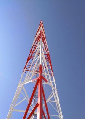 5 km 10 km 20 km Wifi Trasmettitore e ricevitore angolare torre in acciaio reticolato supporto wireless microonde