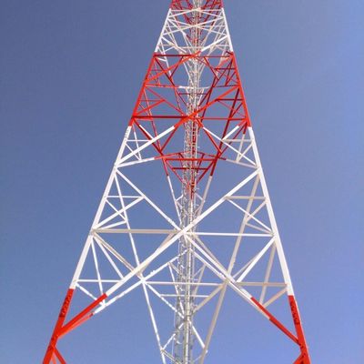 Torre radiofonica auto-supportabile galvanizzata a scarico caldo 5 km Wifi telefono cellulare satellitare torre radio a microonde