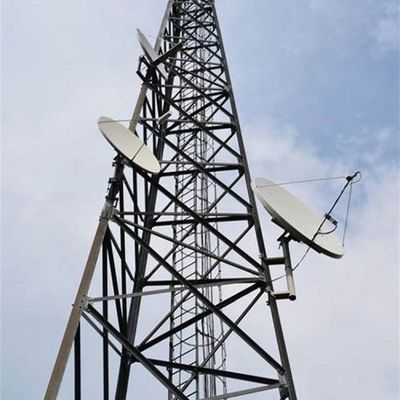 Torre radiofonica auto-supportabile galvanizzata a scarico caldo 5 km Wifi telefono cellulare satellitare torre radio a microonde