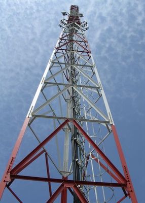 5 km 10 km 20 km Wifi Trasmettitore e ricevitore angolare torre in acciaio reticolato supporto wireless microonde