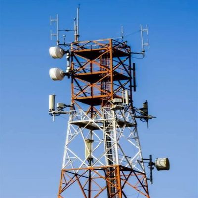 4 gambe angolo acciaio ferro auto-supporto telecom reticola torre &amp; Internet ISP wireless 5G antenna torre