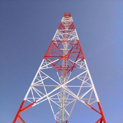 Struttura del telaio Scala a bullone 4 gambe Torre reticolare 5-200M Altezza