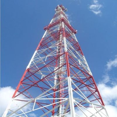 Struttura del telaio Scala a bullone 4 gambe Torre reticolare 5-200M Altezza