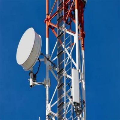 10 - 60M Torre di acciaio tubolare galvanizzato Segnale Wifi Bts Televisioni Torre di acciaio tubulare a 3 zampe