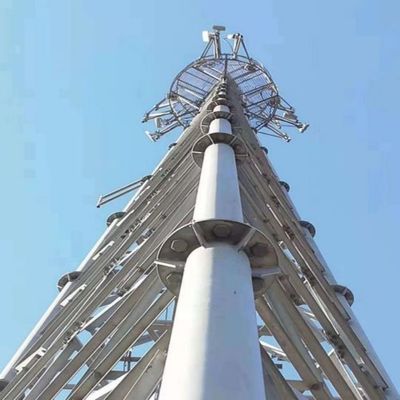 30m tubo Wifi 3 gambe torre in acciaio tubolare reticolare mastro senza cuciture comunicazione a microonde antenna torre