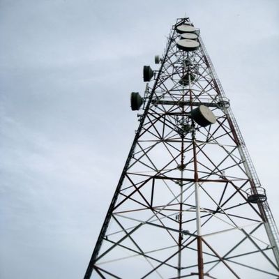 30m tubo Wifi 3 gambe torre in acciaio tubolare reticolare mastro senza cuciture comunicazione a microonde antenna torre