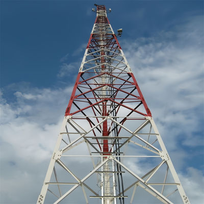 15 20 25 30 45 50 55 60 m Autosostentamento antenna mastello a microonde Torri di comunicazione In vendita