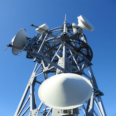 Bts Solar Power Telecommunication Tower &amp; Accessories 3 gambe angolari torre radio autosufficiente