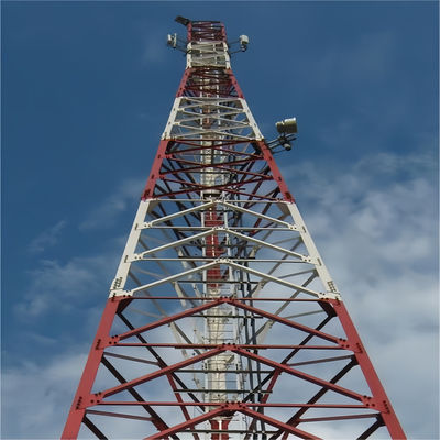 Bts Solar Power Telecommunication Tower &amp; Accessories 3 gambe angolari torre radio autosufficiente