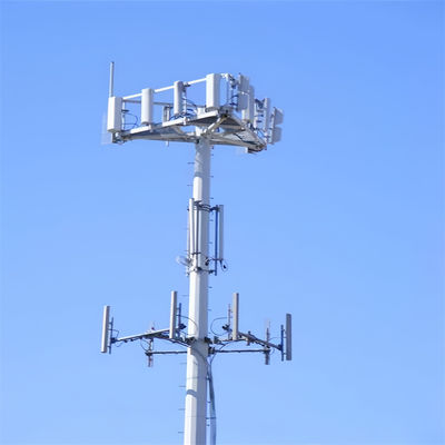 Torre di comunicazione monopolo GSM con palo tondo 20m