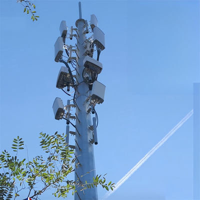 Comunicazione 20 30 40 M Autoportante antenna mastro 4G 5G Wifi Monopole Torre di telecomunicazione