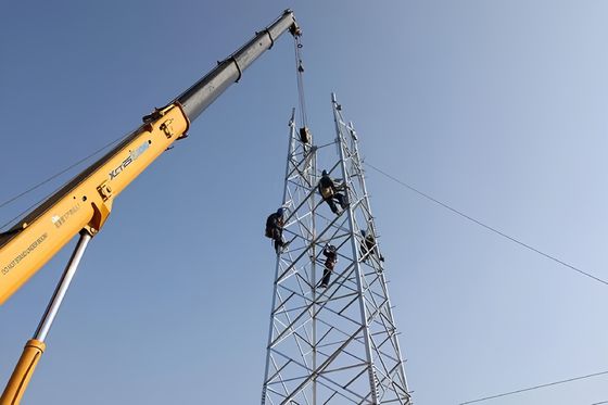 30 Ft Free Standing TV Radar Internet 4 gambe auto-supporto angolare reticola di acciaio quattro gambe torre di comunicazione