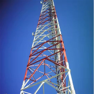 Torre angolare in acciaio a 3 zampe 20M -65 M Mast Pylon Ferro Telecomunicazioni Torre angolare