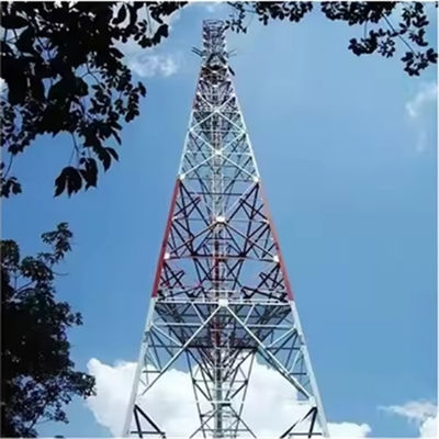 28-50M Antenna 3 gambe in acciaio galvanizzato torre reticolare tubo di telecomunicazione angolare torre di comunicazione mobile