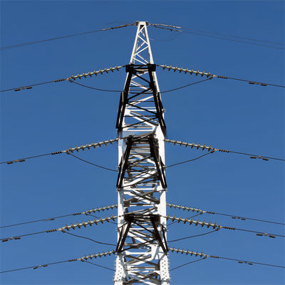 Torre di trasmissione di energia elettrica ad alta tensione Polo di acciaio Antenna Monopole Torre