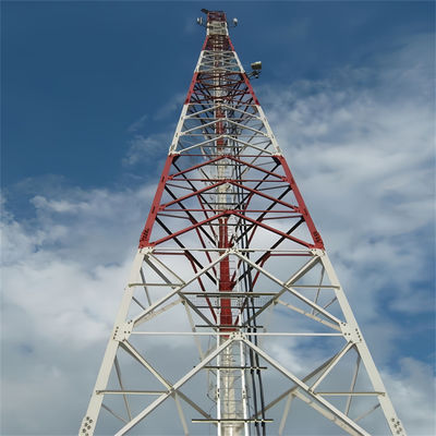 10 - 60 Meter Internet autosufficiente 5G Torre di telecomunicazioni Antenna Torre a 3 zampe