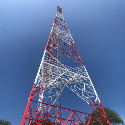 10 - 60 Meter Internet autosufficiente 5G Torre di telecomunicazioni Antenna Torre a 3 zampe