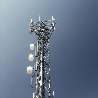 Q255B Q355B Q420B Progettazione Torre angolare in acciaio a 3 zampe Torre di telecomunicazioni
