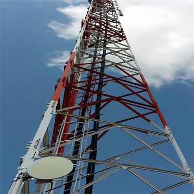10 - 60 Meter Internet autosufficiente 5G Torre di telecomunicazioni Antenna Torre a 3 zampe