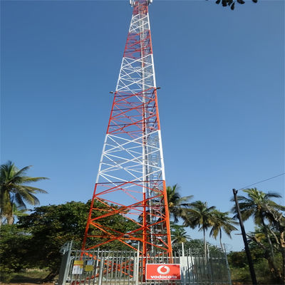 Torre di acciaio angolare a tre zampe da 30-80 m