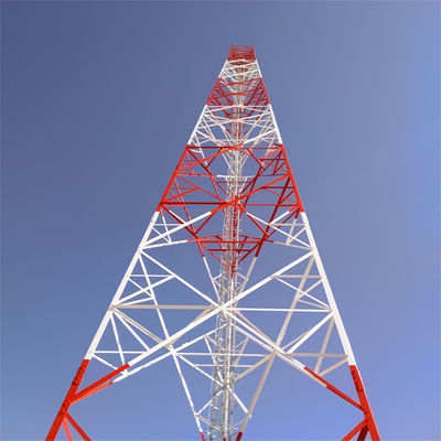 30m di acciaio galvanizzato a masto singolo Comunicazione Antenna Mono Polo Telefono cellulare Radio Monopole Torre