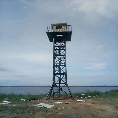 Piattaforma angolare in acciaio a reticolo Torre di guardia Torre di osservazione del fuoco