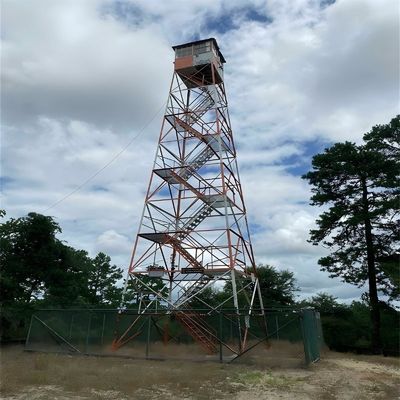Prefabbricato Torre di vigilanza di sicurezza struttura in acciaio AR500 / Q355 Casa di guardia piattaforma torri di osservazione