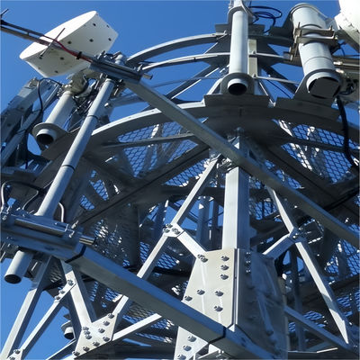 3 gambe 60 gradi Telecom triangolare torre reticolare auto-supportazione comunicazione angolo torre in acciaio
