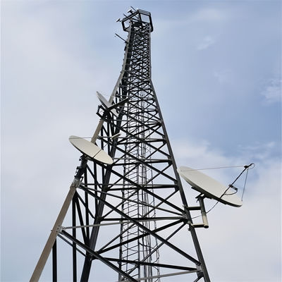 45 60 gradi angolo Telecom antenna torre 3 gamba 4 zampe angolare auto-supporto reticola torre