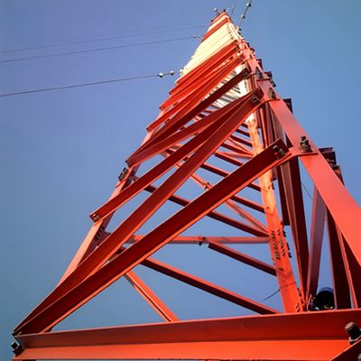 5 10 15 20 25 30 M Autoportante Acciaio angolare galvanizzato Torre a 3 zampe