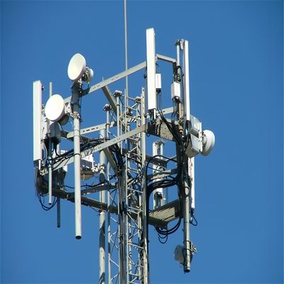 3 gambe 60 gradi Telecom triangolare torre reticolare auto-supportazione comunicazione angolo torre in acciaio