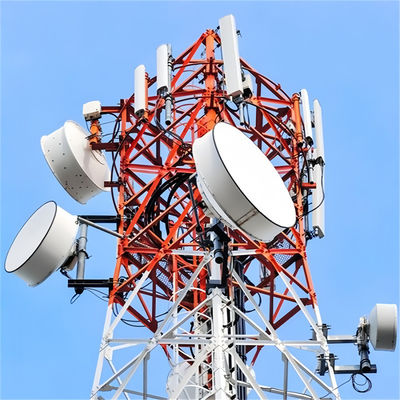 Torre di antenna autosufficiente 4 gambe Torre galvanizzata 20m - 55m 60m