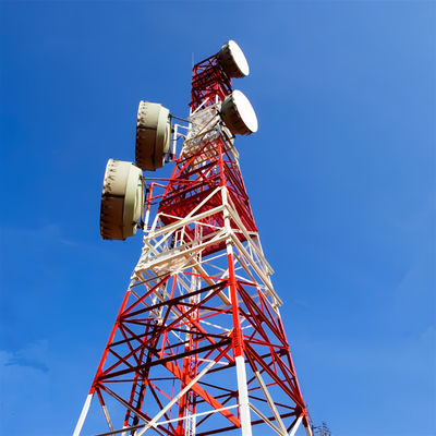Torre di antenna autosufficiente 4 gambe Torre galvanizzata 20m - 55m 60m
