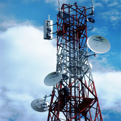 20m 40m 45m 50m Mastello in acciaio a quattro zampe GSM Telecomunicazioni cellulari Bts Antenna Torre di comunicazione
