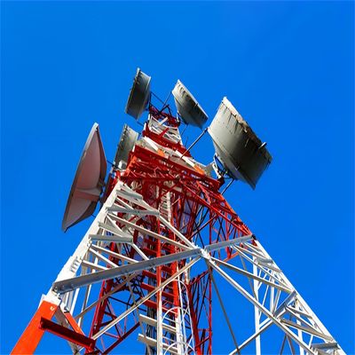 20m 40m 45m 50m Mastello in acciaio a quattro zampe GSM Telecomunicazioni cellulari Bts Antenna Torre di comunicazione