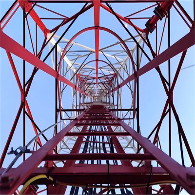 20m 40m 45m 50m Mastello in acciaio a quattro zampe GSM Telecomunicazioni cellulari Bts Antenna Torre di comunicazione